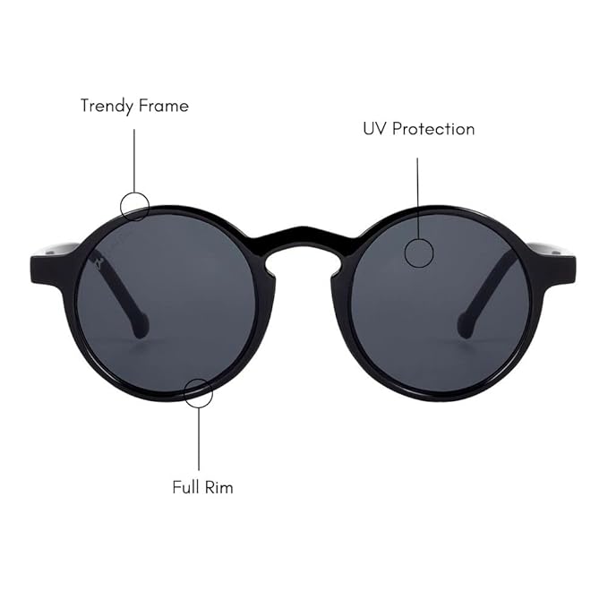 Orbit Round Sunglasses (UV 400 Protection)