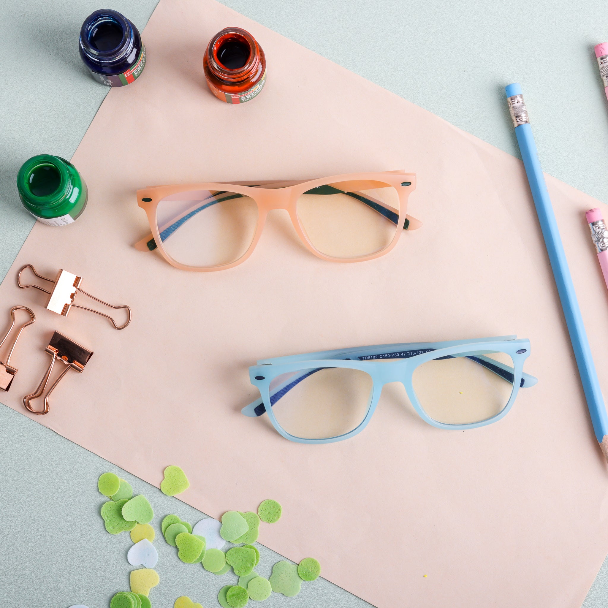 Kids Blue Ray Cute Eyeglasses (Blue Light Filter & UV400 Protection)
