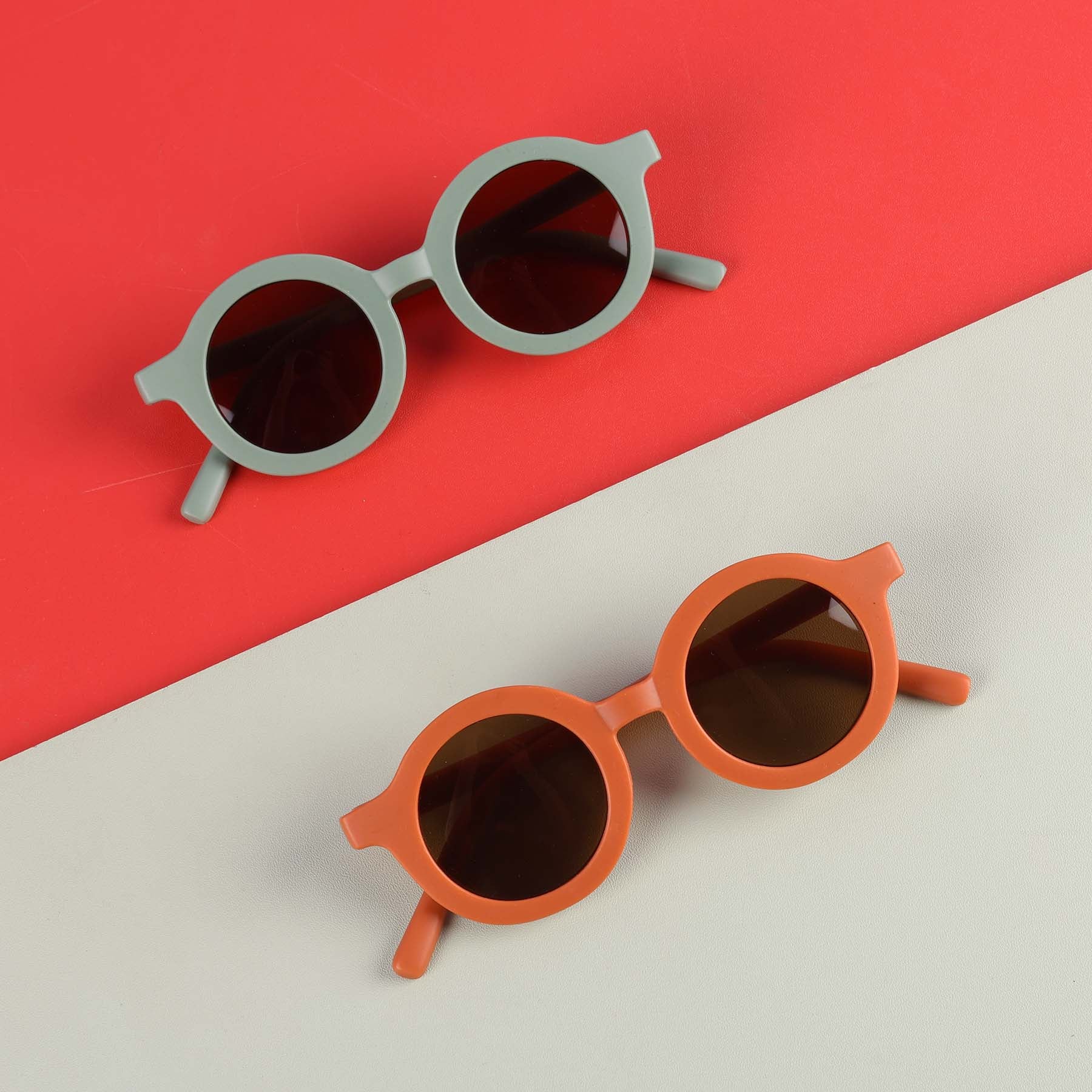Kids Round Pastel Sunglasses (UV400 Protection)