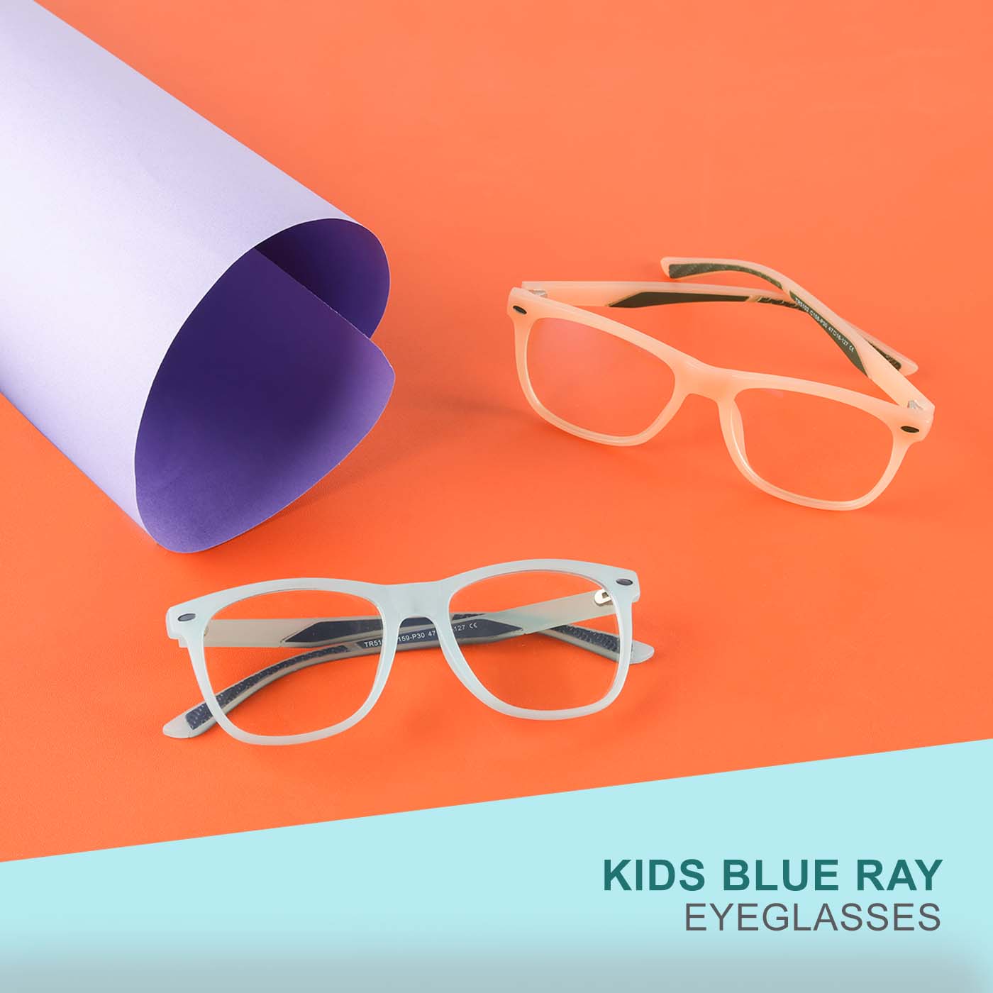Kids Blue Ray Cute Eyeglasses (Blue Light Filter & UV400 Protection)