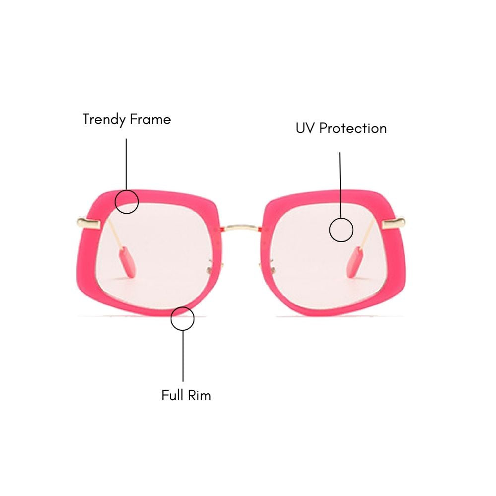 Paloma Oversized Sunglasses (UV 400 Protection)