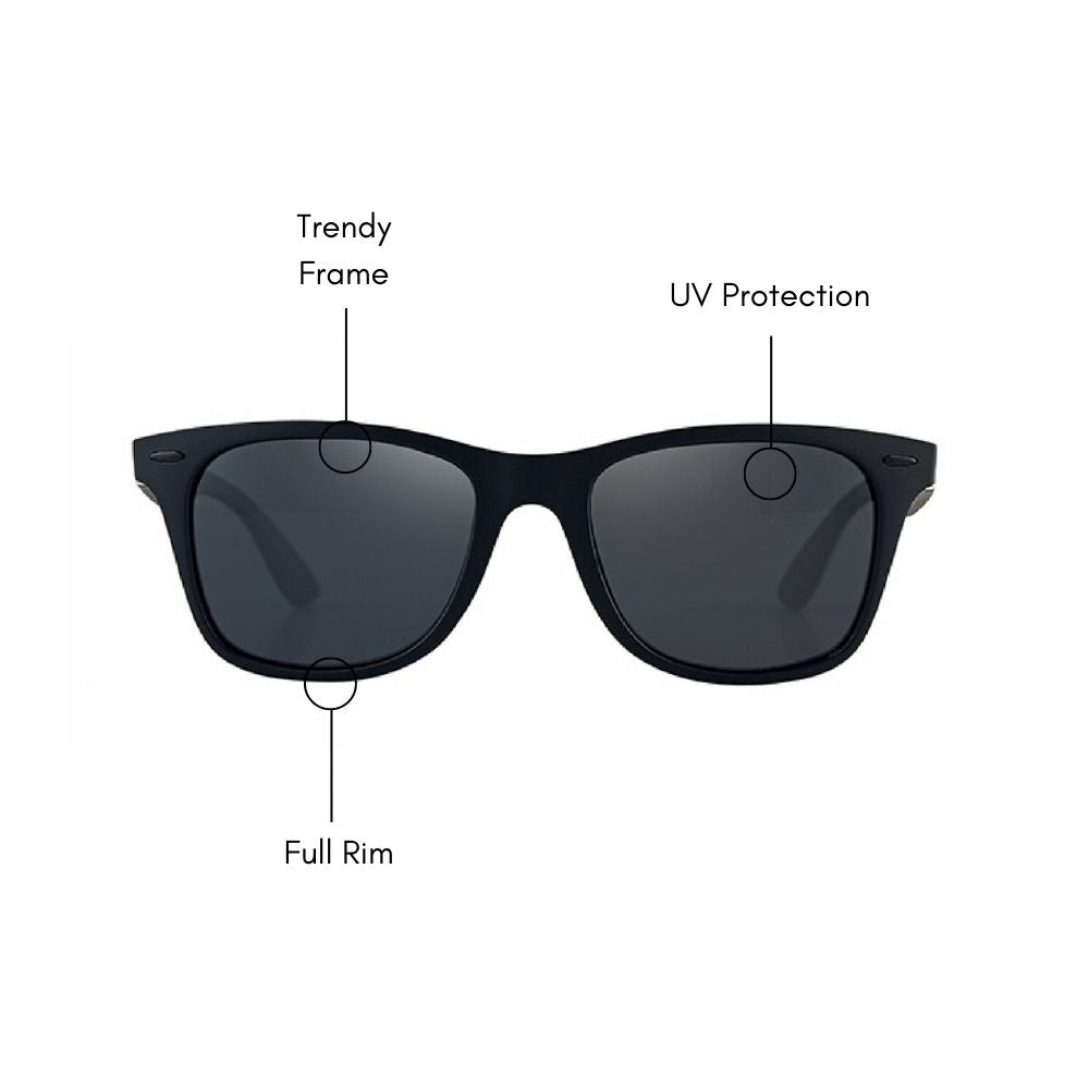 Classic Wayfarer Sunglasses (Polarized Protection)
