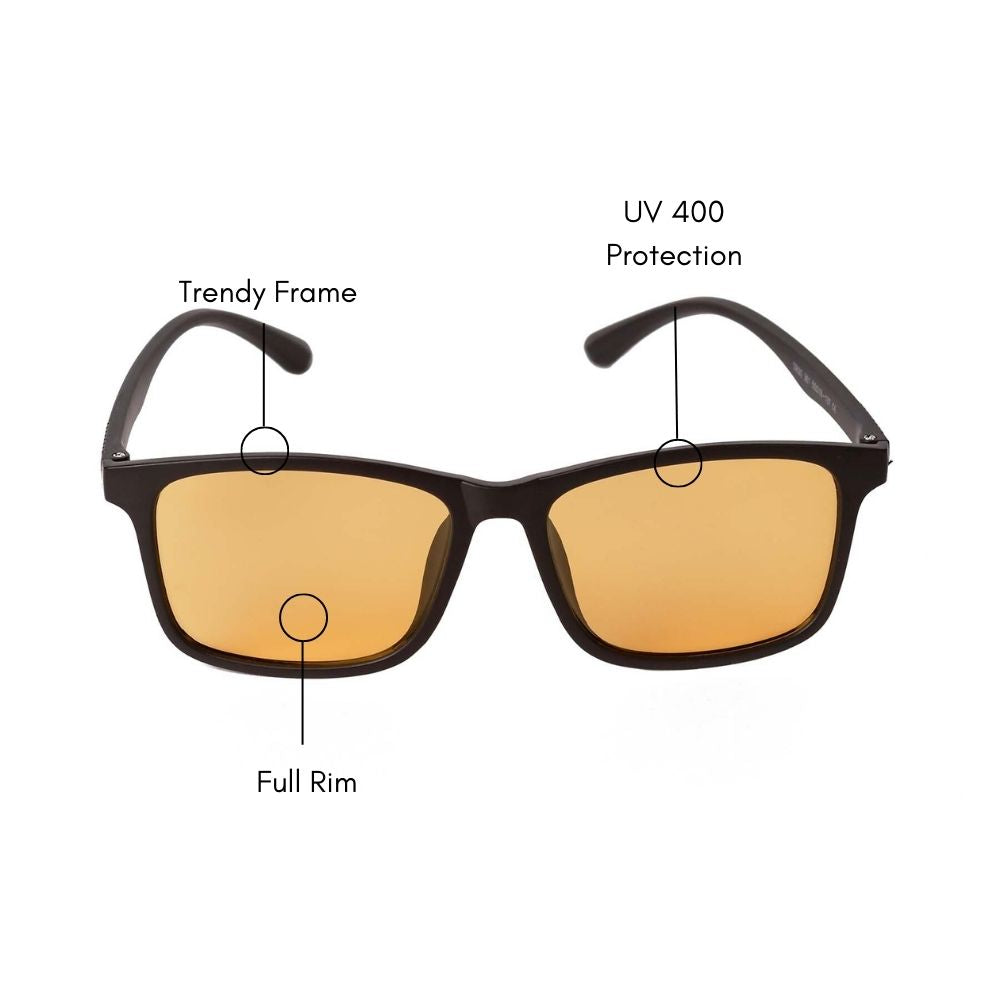 Raven Squared Wayfarer (UV 400 Protection)