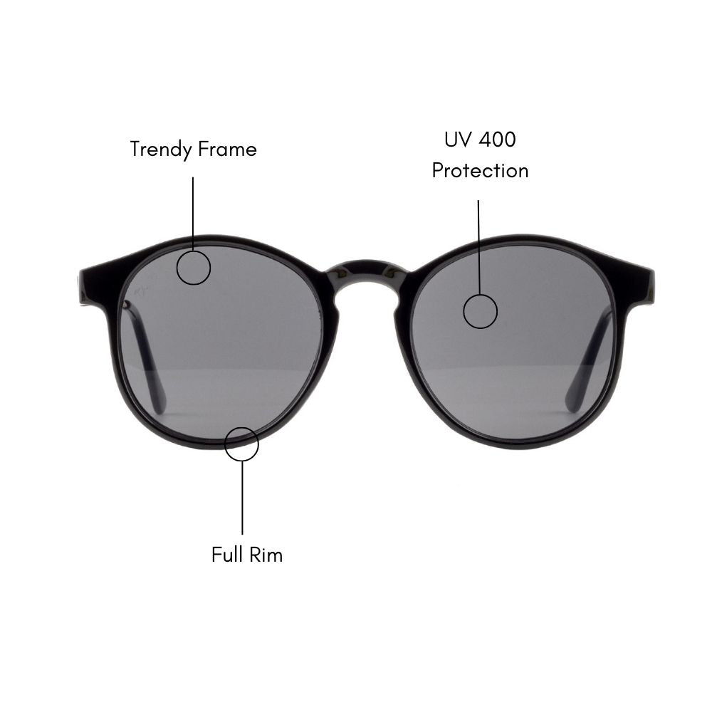 Rage Round Sunglasses (UV 400 Protection)