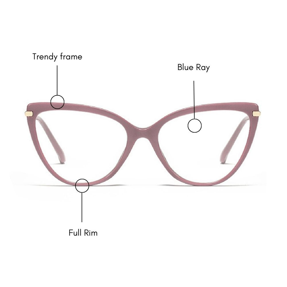 Original Cat-Eye Blue Ray Eyeglasses (UV 400 Protection)
