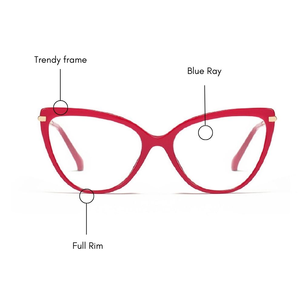 Original Cat-Eye Blue Ray Eyeglasses (UV 400 Protection)