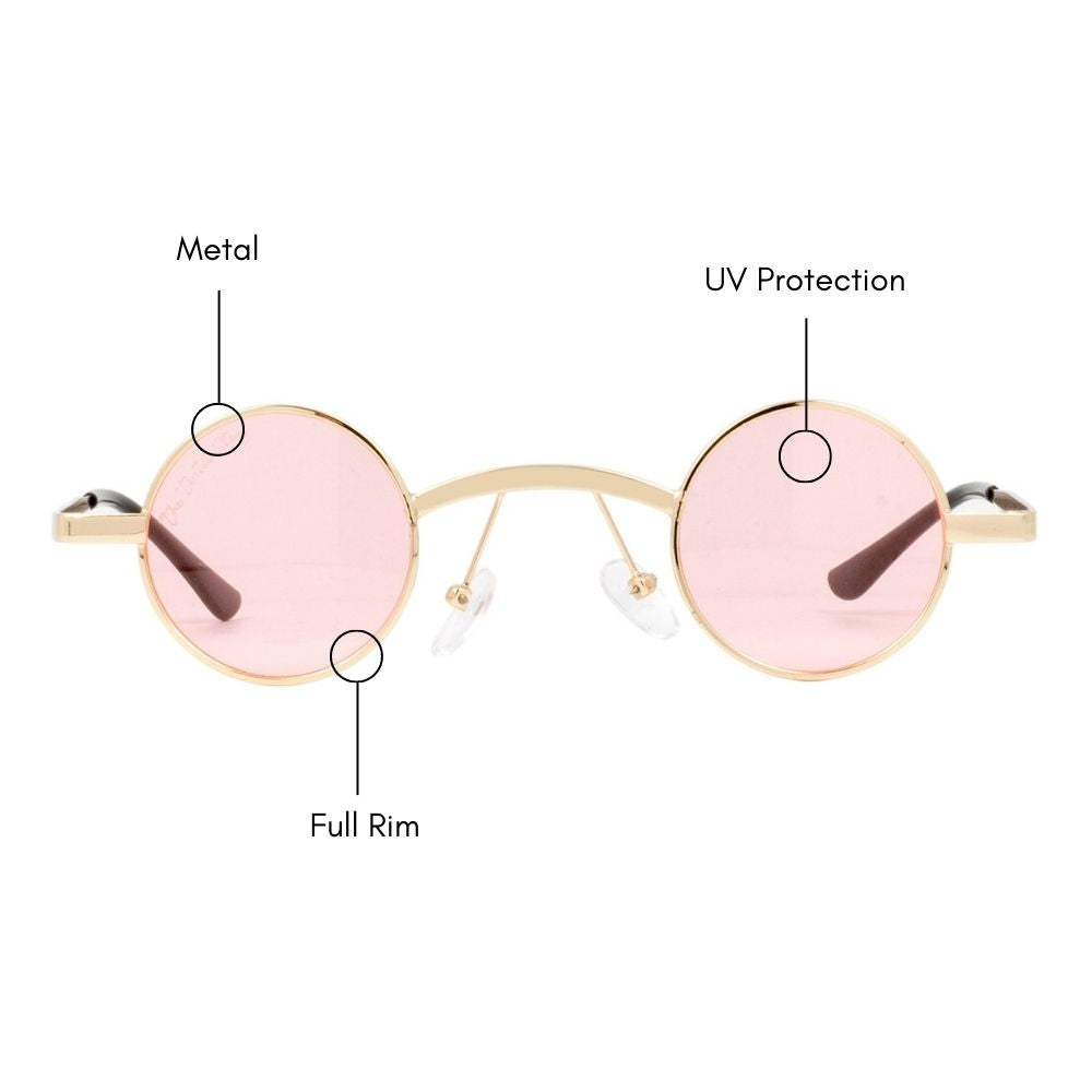 Cyber Punk Round Sunglasses (UV 400 Protection)