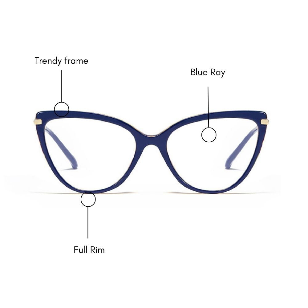 Original Cat-Eye Blue Ray Eyeglasses (UV 400 Protection)