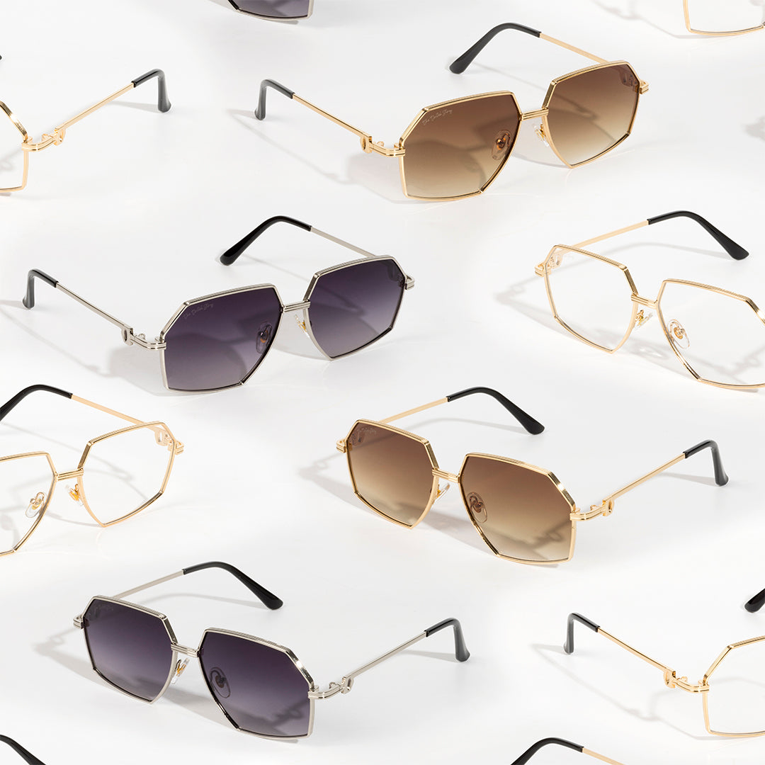 Trope Hexagonal Sunglasses (UV400 Protection)