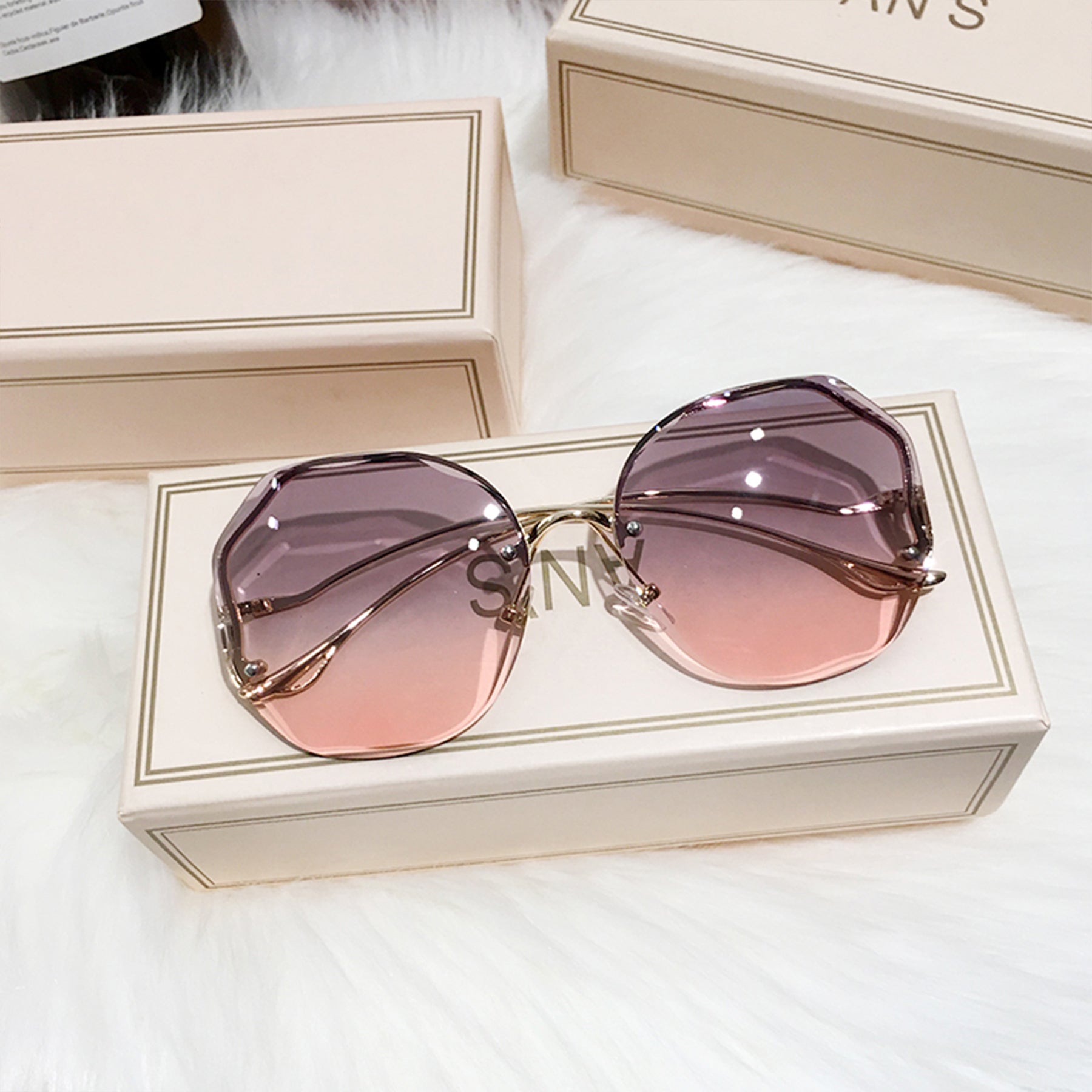 Hexagon Retro Sunglasses (UV400 Protection)