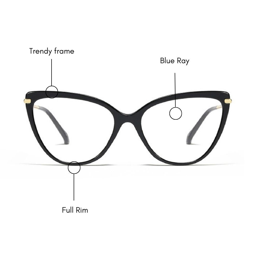 Original Cat-Eye Blue Ray Eyeglasses (UV 400 Protection)