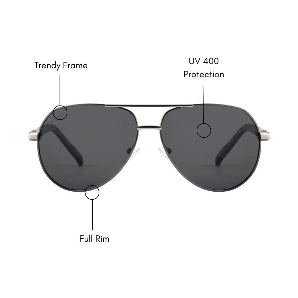 Riant Aviator Sunglasses (Polarized Protection)