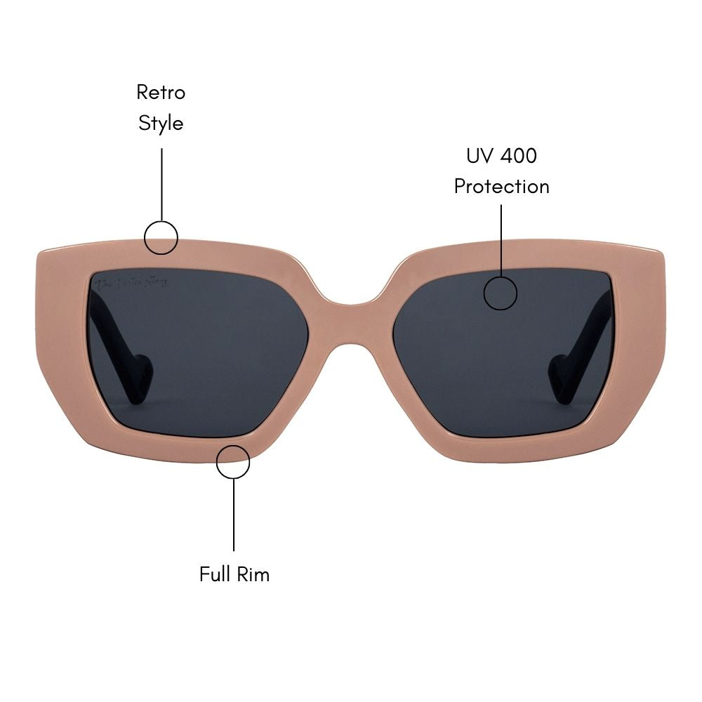 Abner Retro Oversized Sunglasses