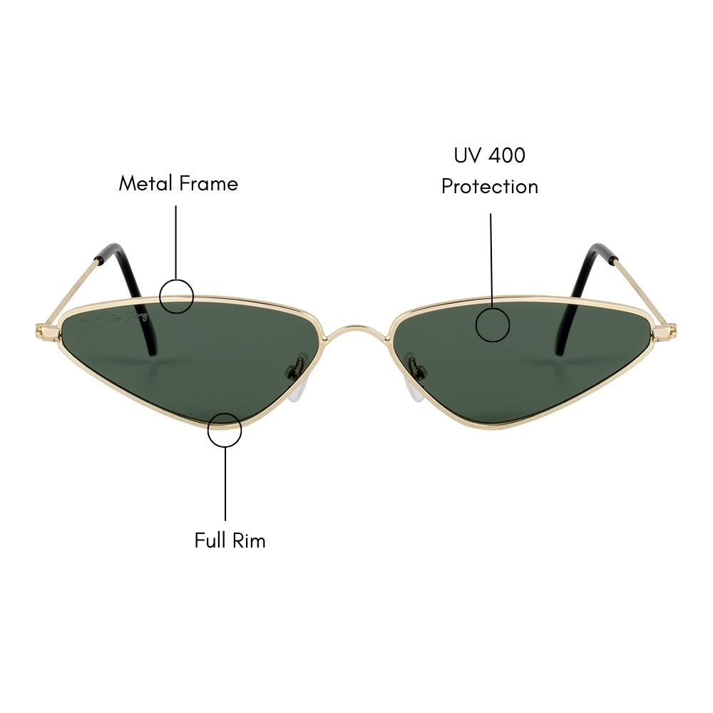 Sleek Triangle Party Sunglasses (UV 400 Protection)