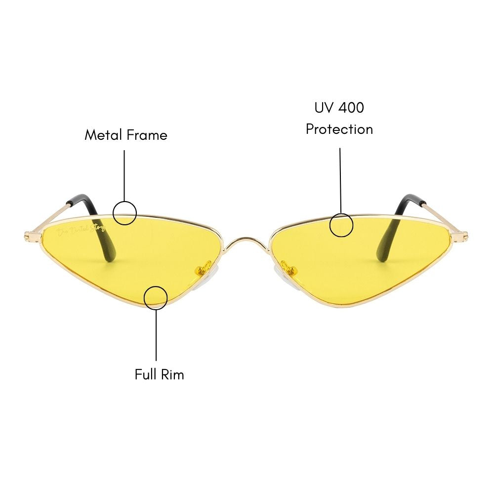 Sleek Triangle Party Sunglasses (UV 400 Protection)