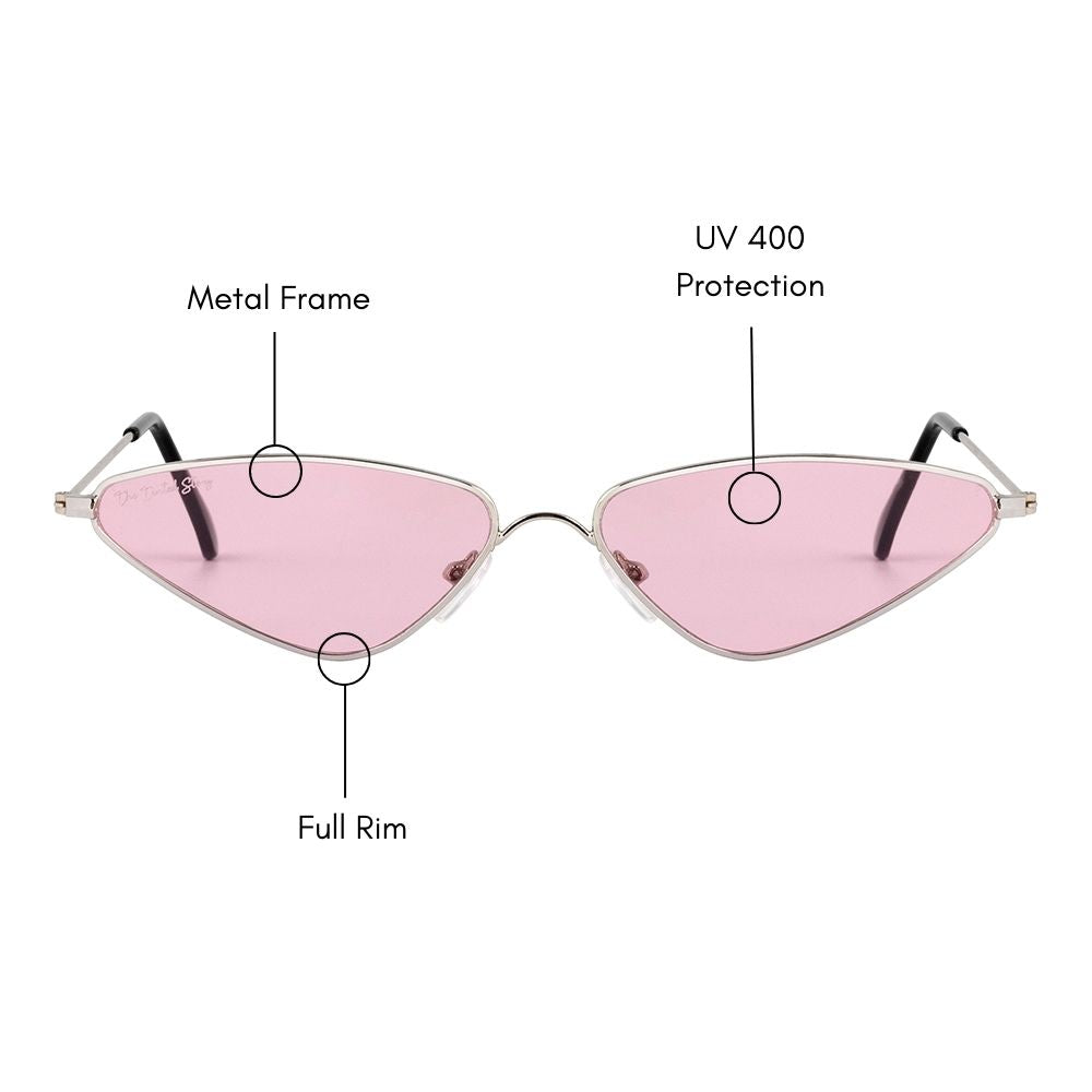 Sleek Triangle Party Sunglasses (UV 400 Protection)