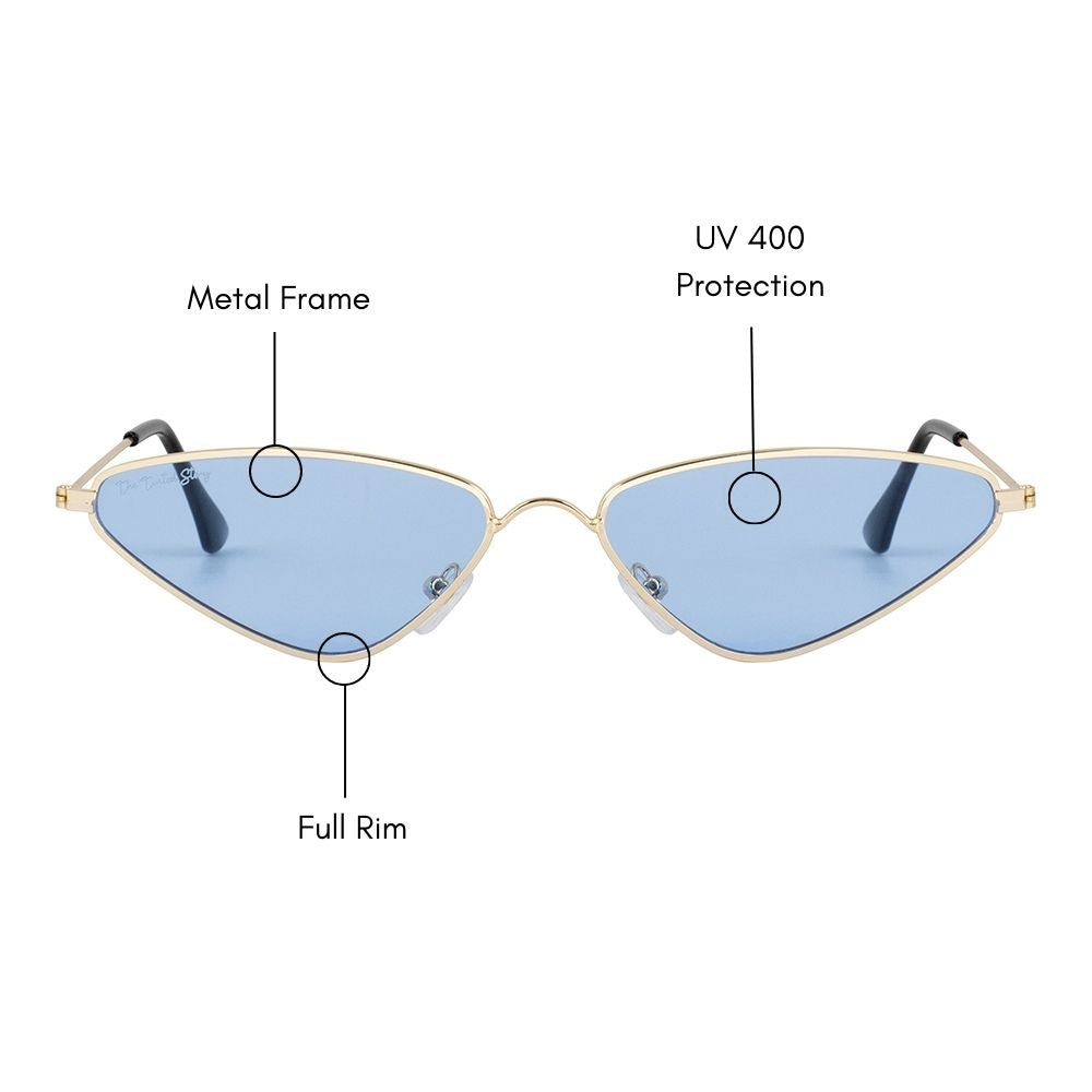 Sleek Triangle Party Sunglasses (UV 400 Protection)