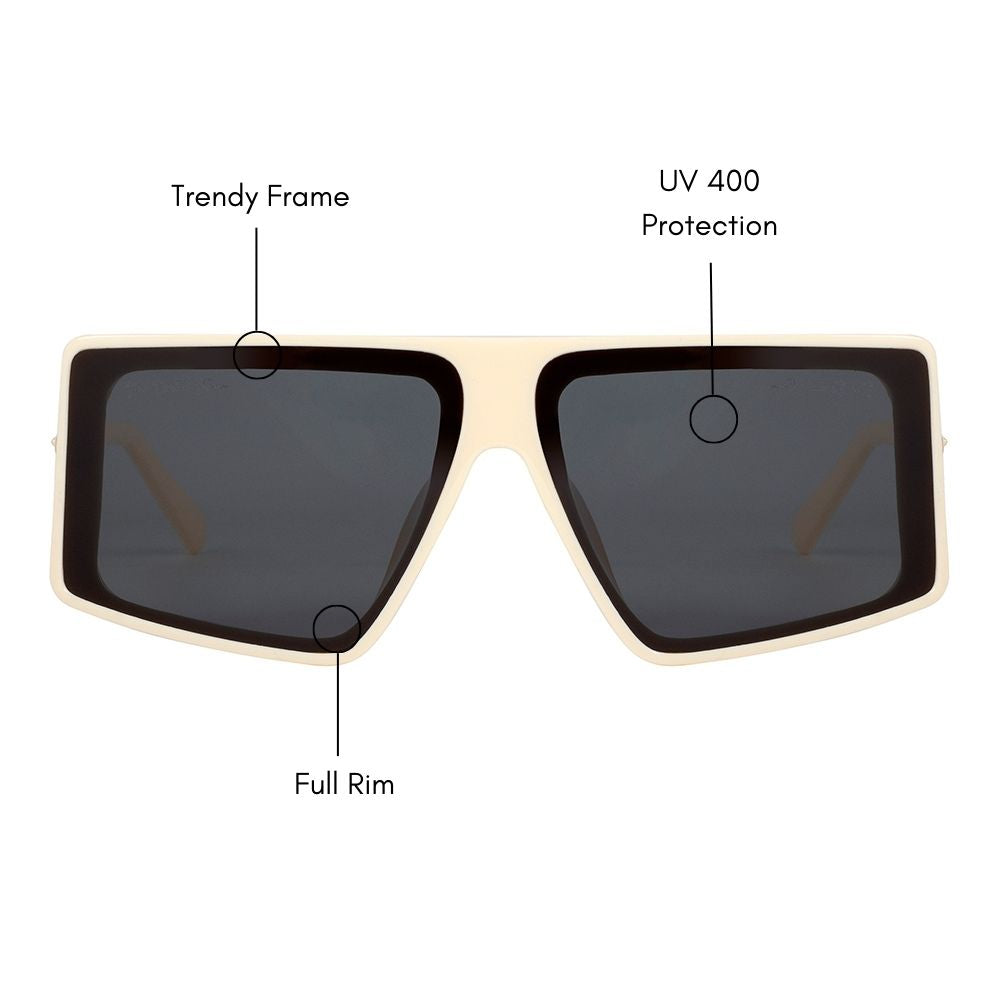 Stella Oversized Sunglasses (UV400 Protection)