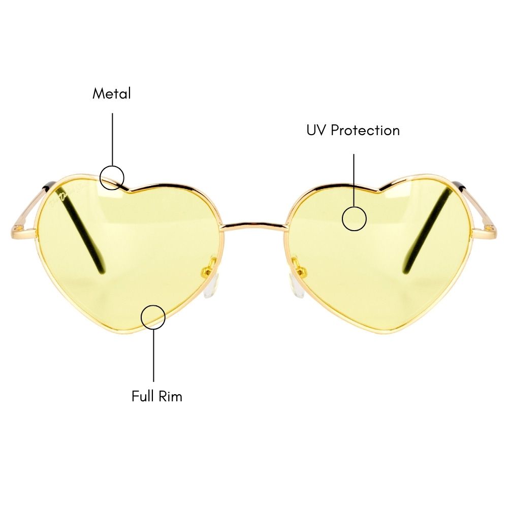 Heart Gleam Sunglass (UV 400 Protection)