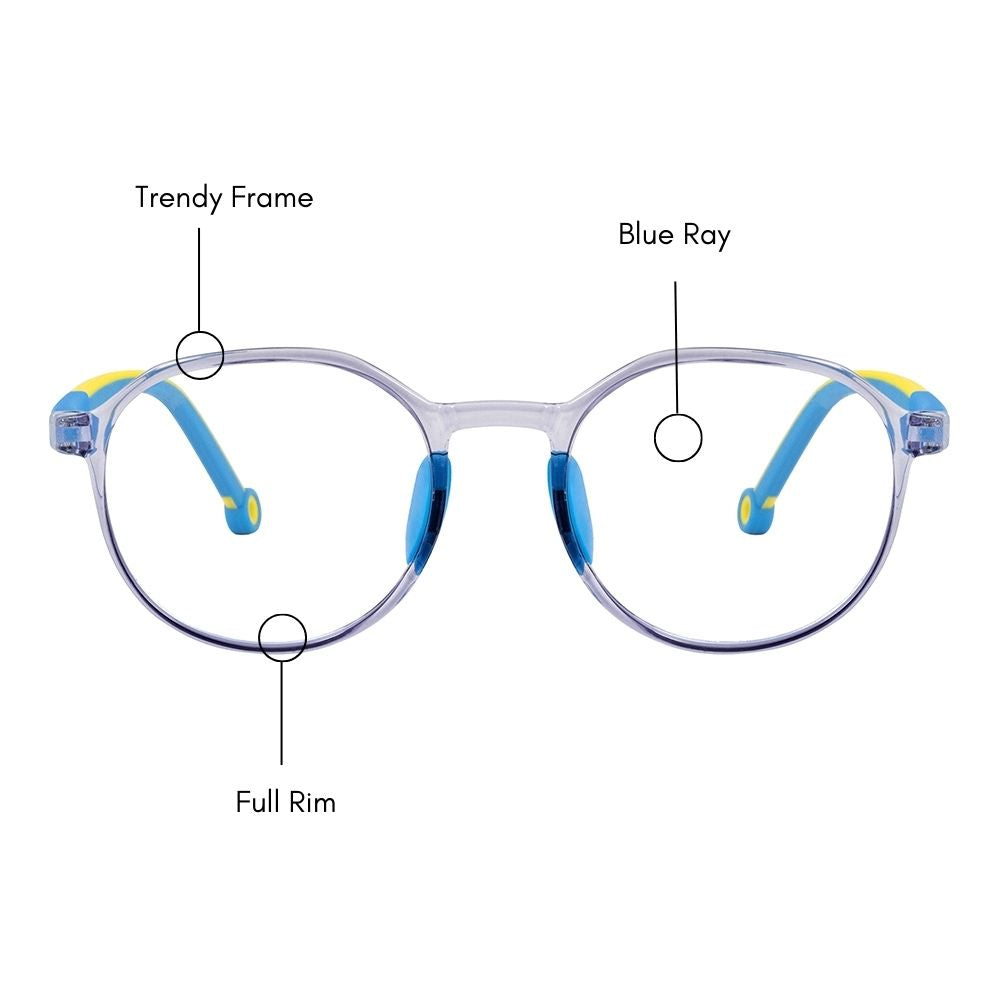 Kids Frank Blue Ray Eyeglasses (UV 400 Protection)
