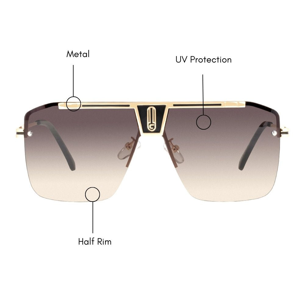 Maverick Aviator Sunglasses (UV 400 Protection)