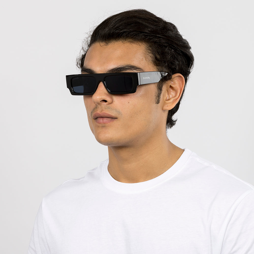 Street Beat Rectangle Sunglasses (UV400 Protection)