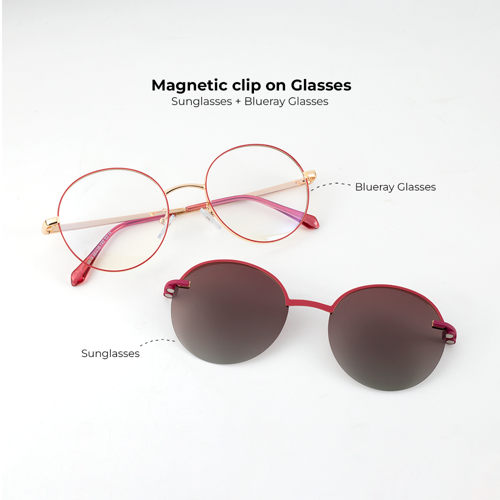 Lucas Clip-On Eyeglasses (UV 400 Protection)