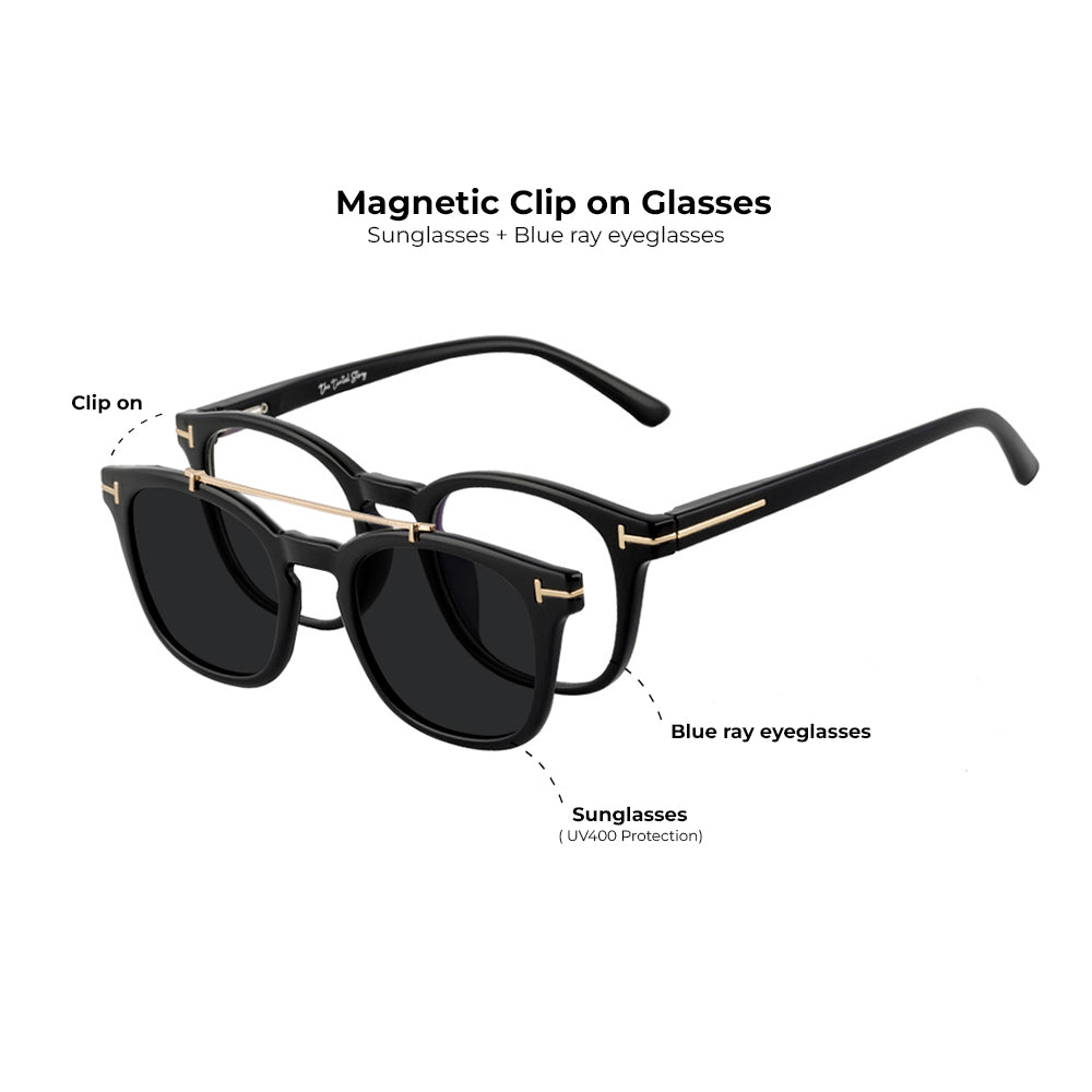 Beatrix Clip-On Eyeglasses