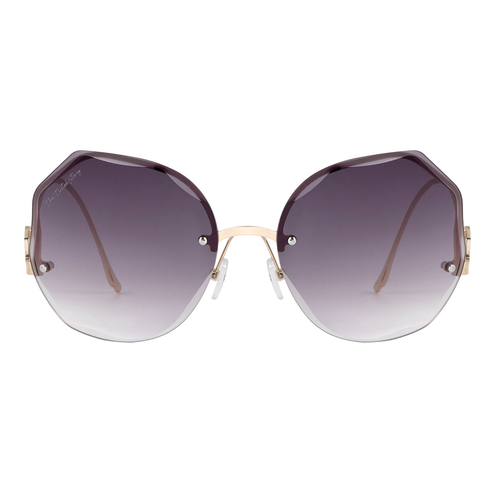 Hexagon Retro Sunglasses (UV400 Protection)