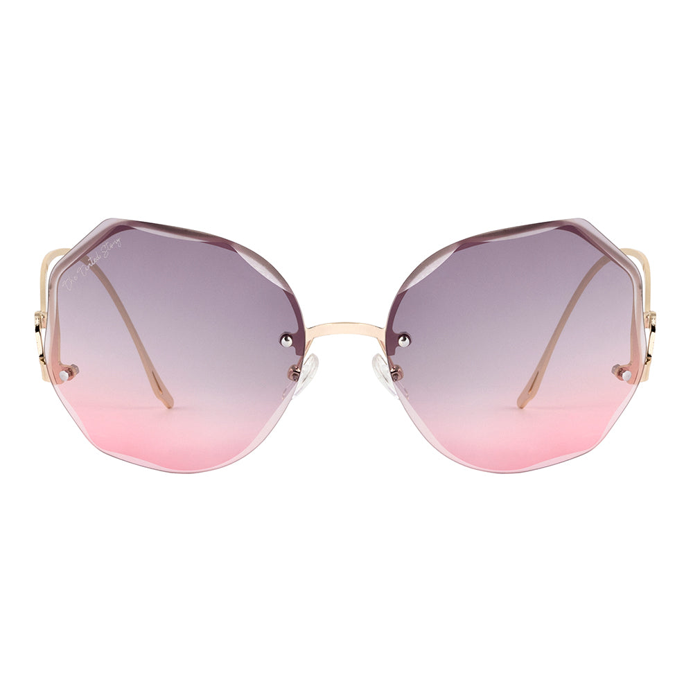 Hexagon Retro Sunglasses (UV400 Protection)