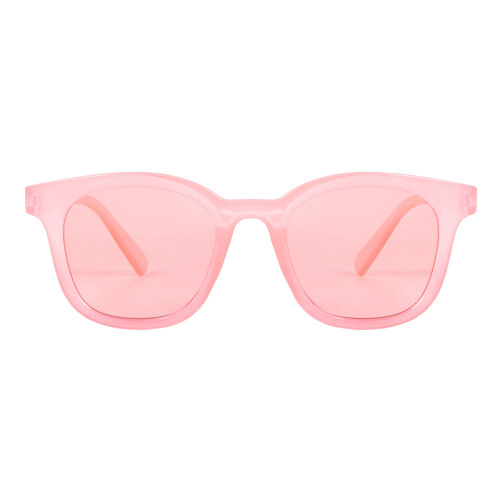 Flamingo Glossy Finish Wayfarer Sunglasses (UV400 Protection)