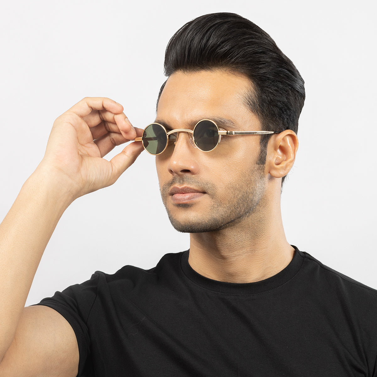 Cyber Punk Round Sunglasses (UV 400 Protection)