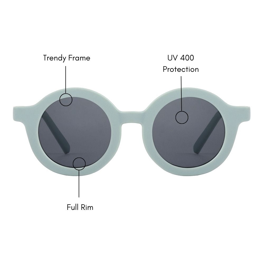 Kids Round Pastel Sunglasses (UV400 Protection)