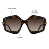 Bellamy Oversized Sunglasses (UV400 Protection)