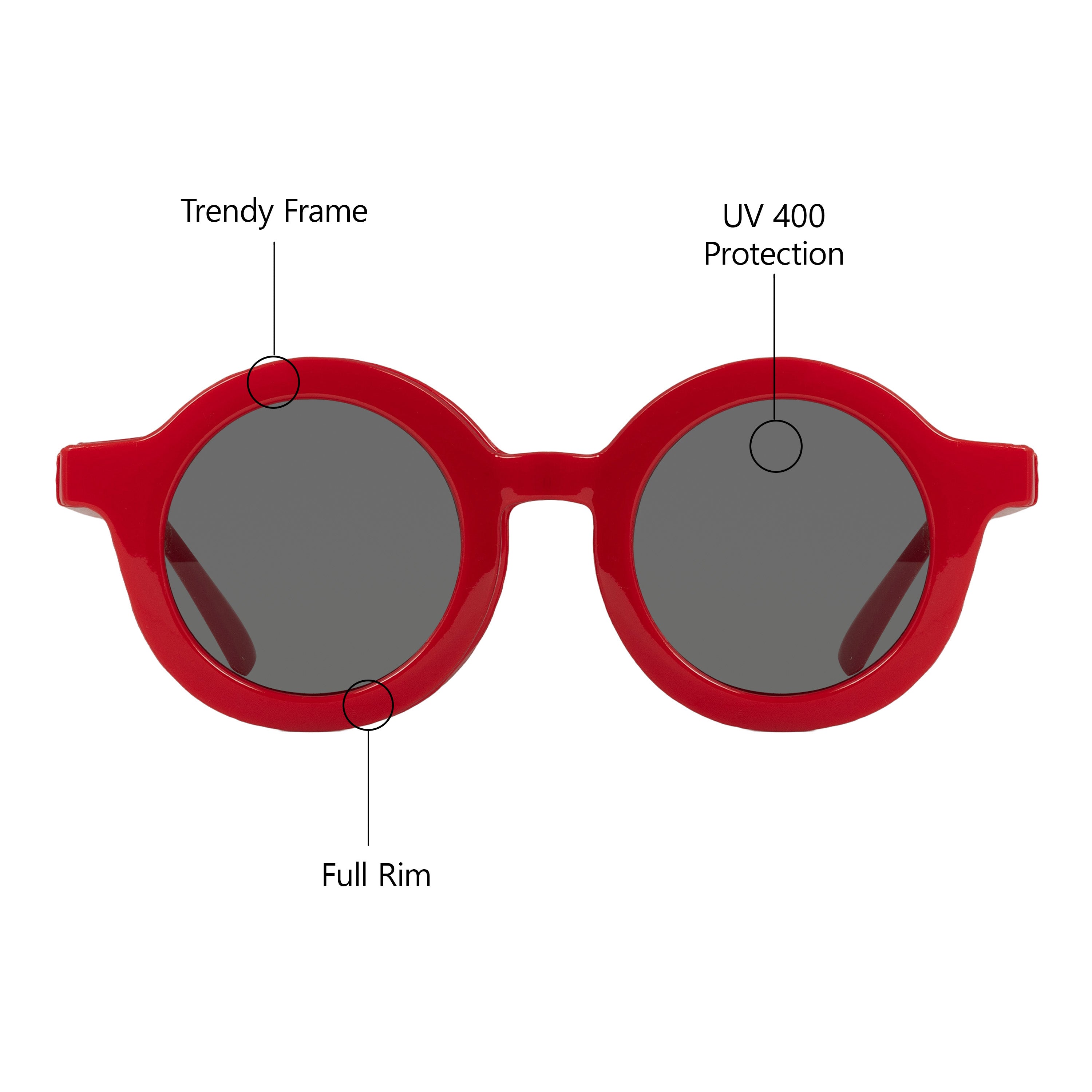 Kids Discoid Sunglasses (UV 400 Protection)