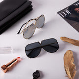 Malbec Oversized Sunglasses (UV 400 Protection)