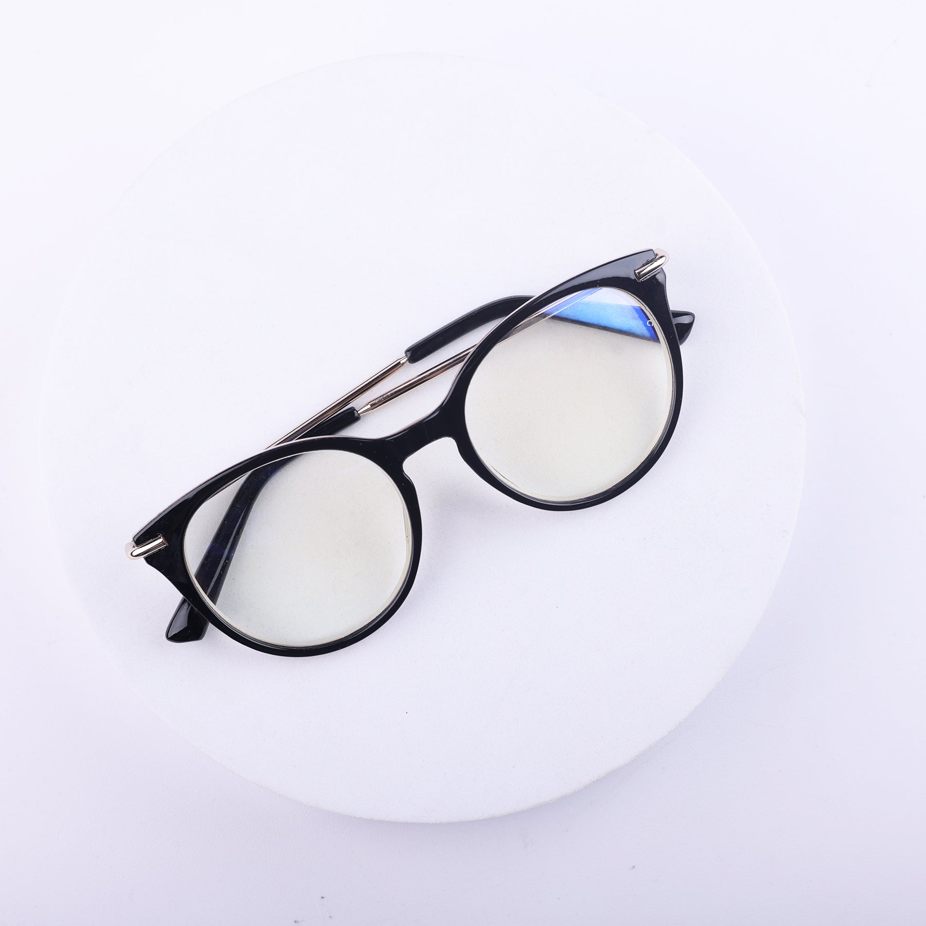 Blue Ray Round Eyeglasses