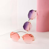 Hexagon Retro Sunglasses (UV400 Protection)