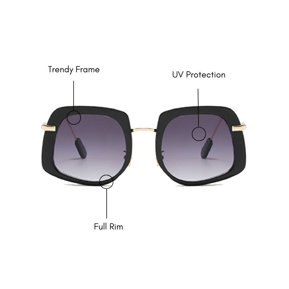 Paloma Oversized Sunglasses (UV 400 Protection)