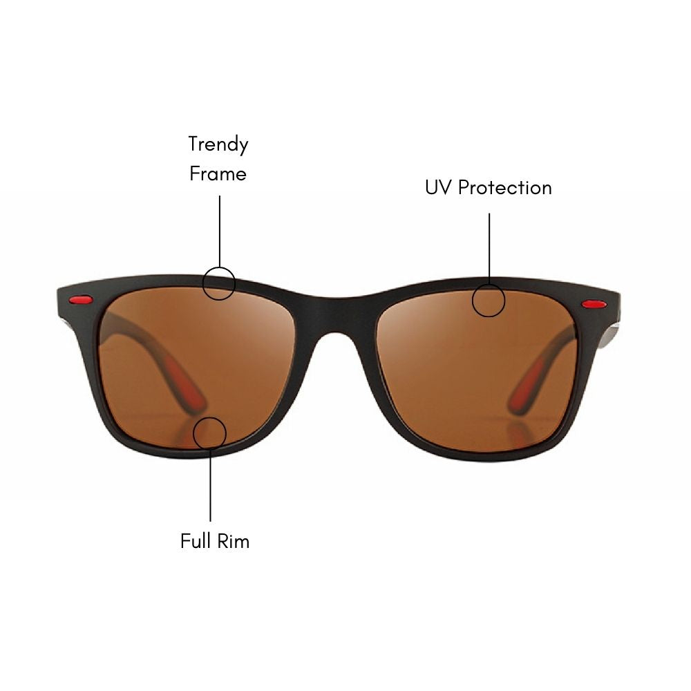 Classic Wayfarer Sunglasses (Polarized Protection)