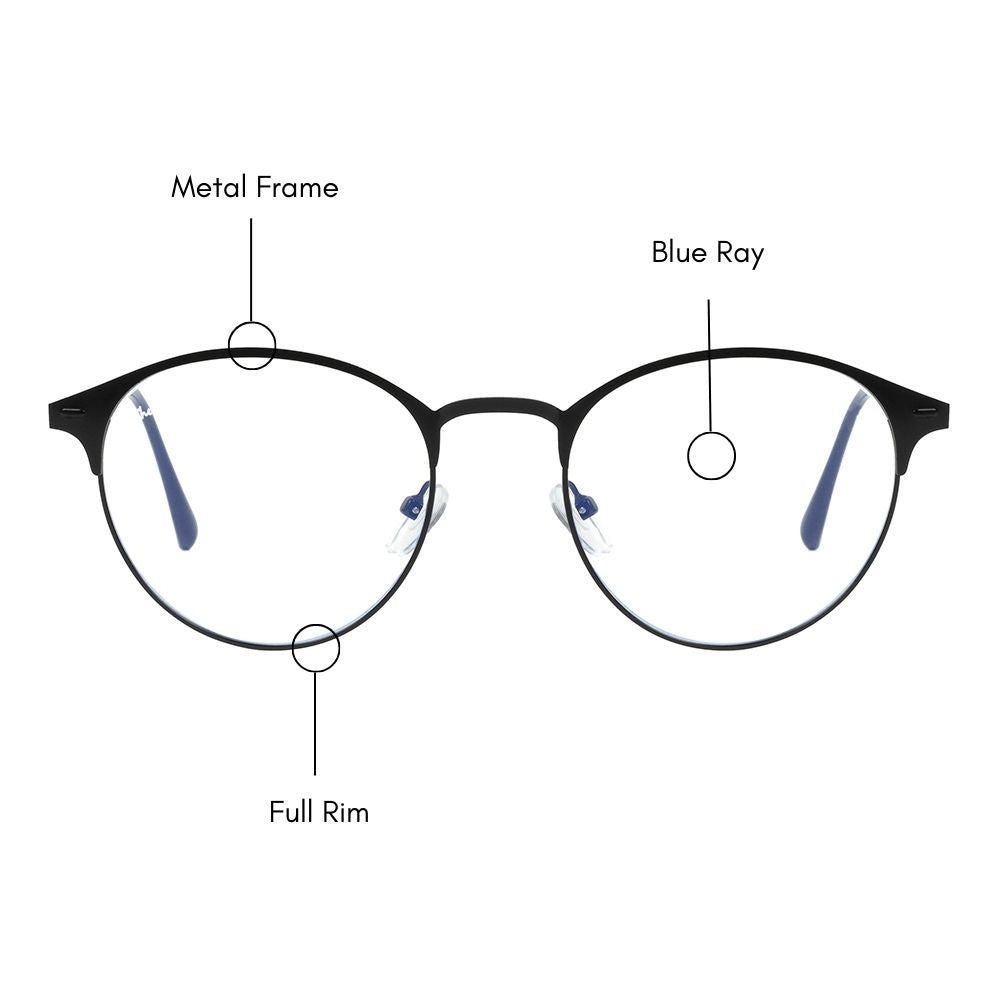 Blue Ray Clubmaster Eyewear