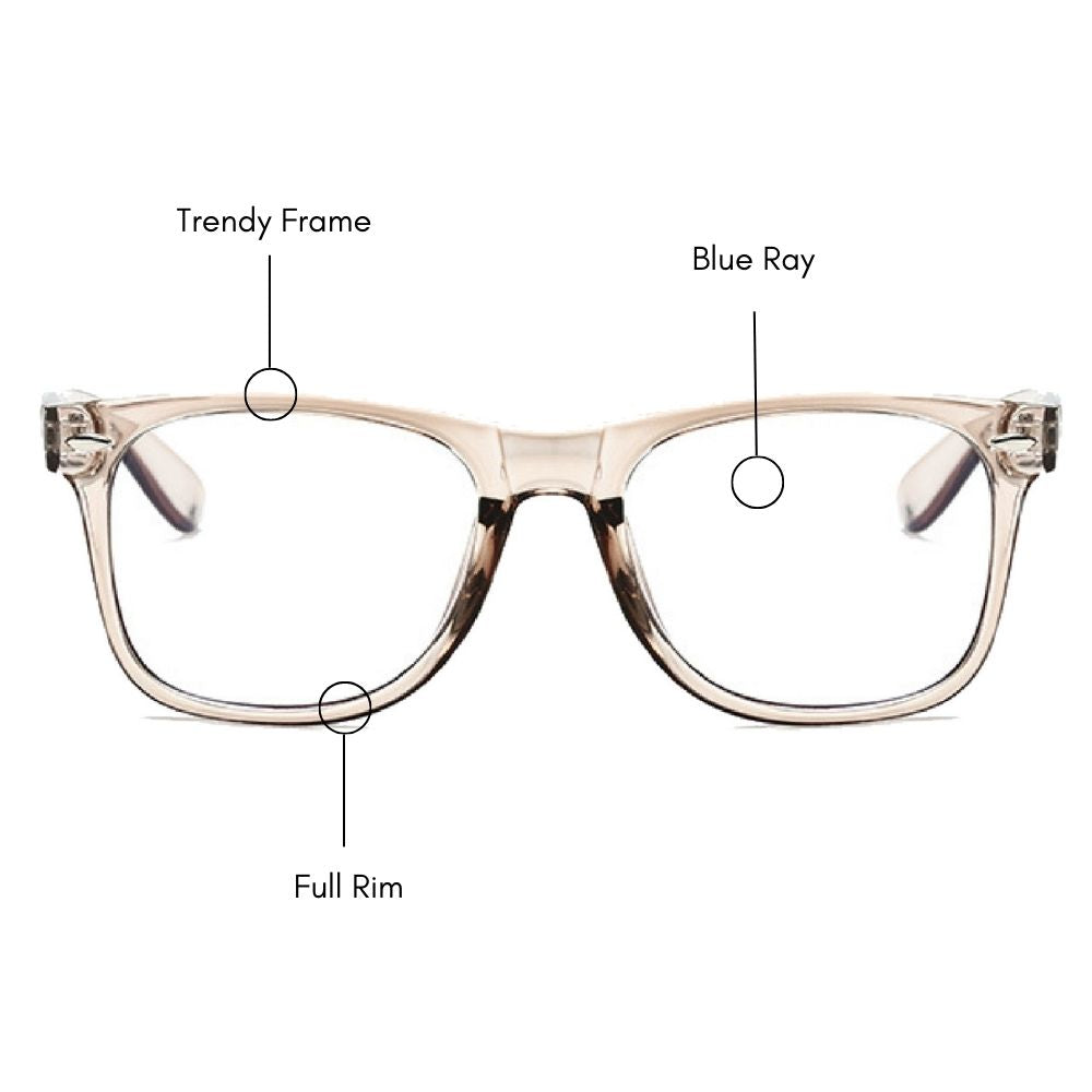 Blue Ray Wayfarer Eyeglasses