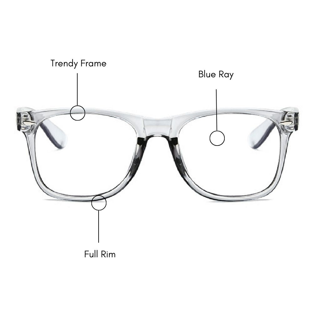 Blue Ray Wayfarer Eyeglasses