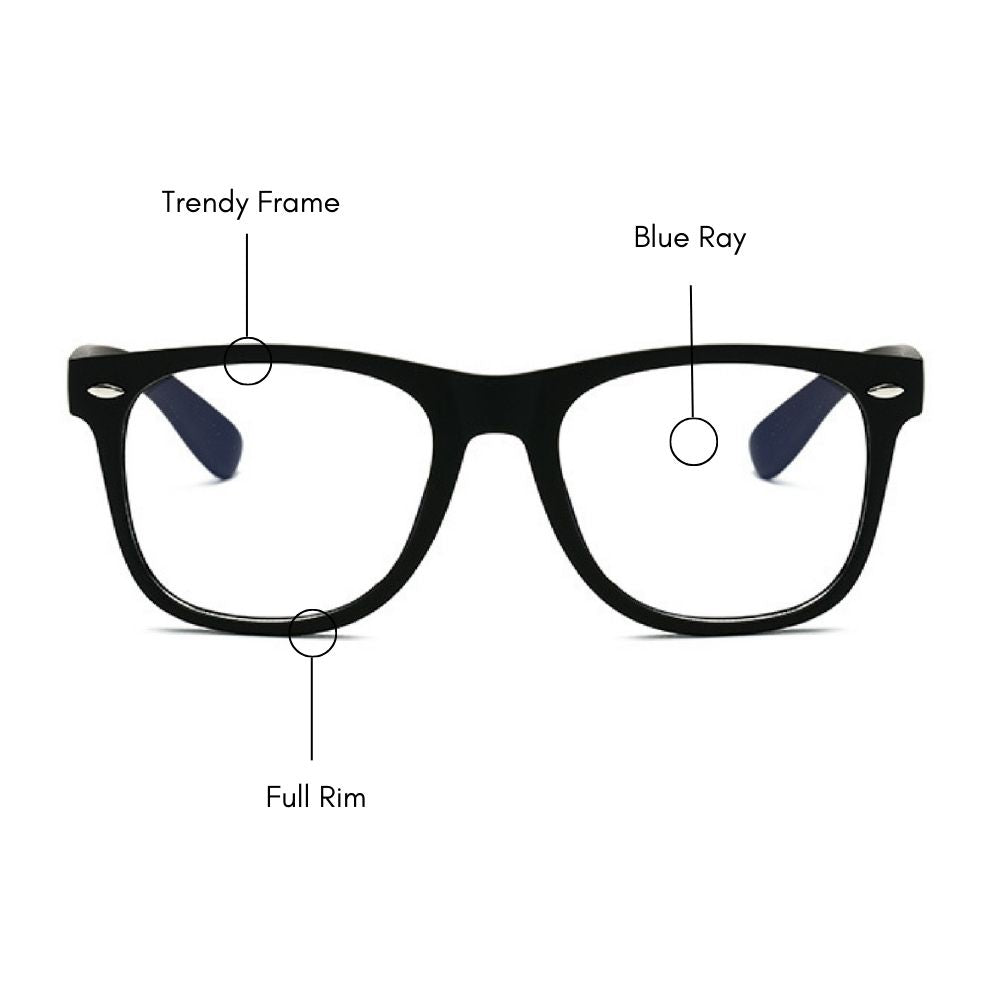 Blue Ray Wayfarer Eyeglasses