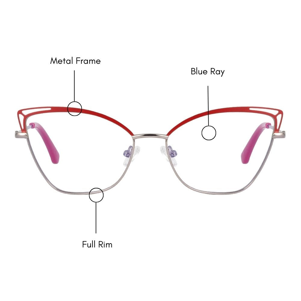 Claire Blue Ray Eyeglasses (UV 400 Protection)