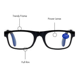 Classic Foldable Reading Glasses (UV 400 Protection)