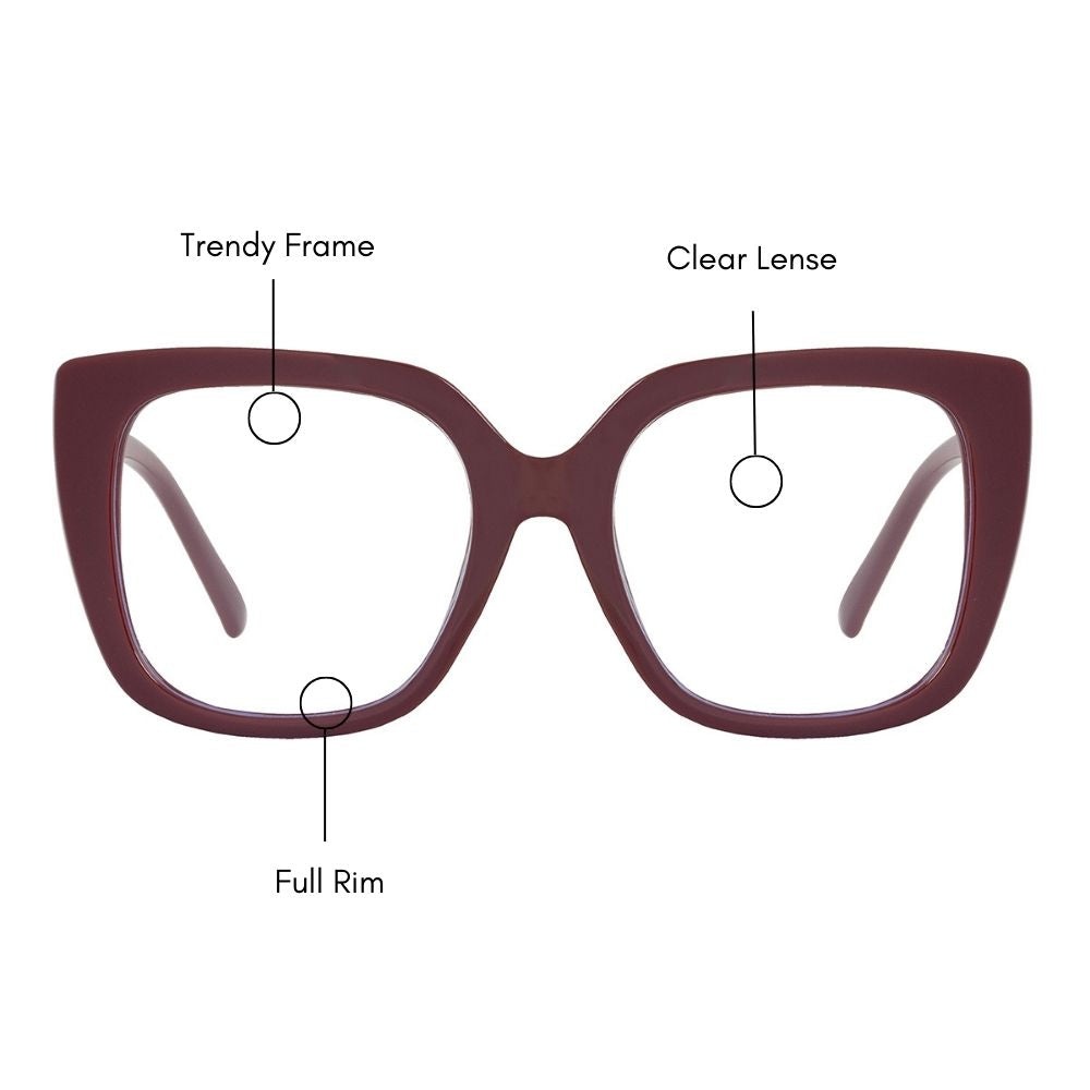 Diamor Oversized Eyeglasses