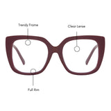 Diamor Oversized Eyeglasses