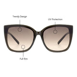 Evelyn Oversized Sunglasses (UV 400 Protection)