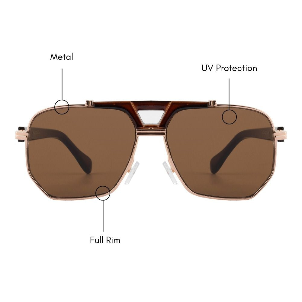 Falcon Aviator Sunglasses (UV 400 Protection)